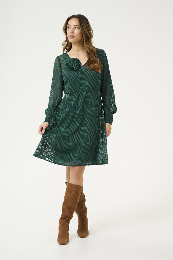 Cream CRYana Dress Ponderosa pine animal