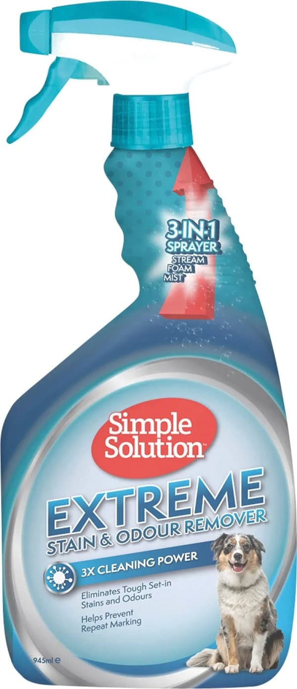 Simple Solution Extreme plet- & lugtfjerner til hund 945 ml
