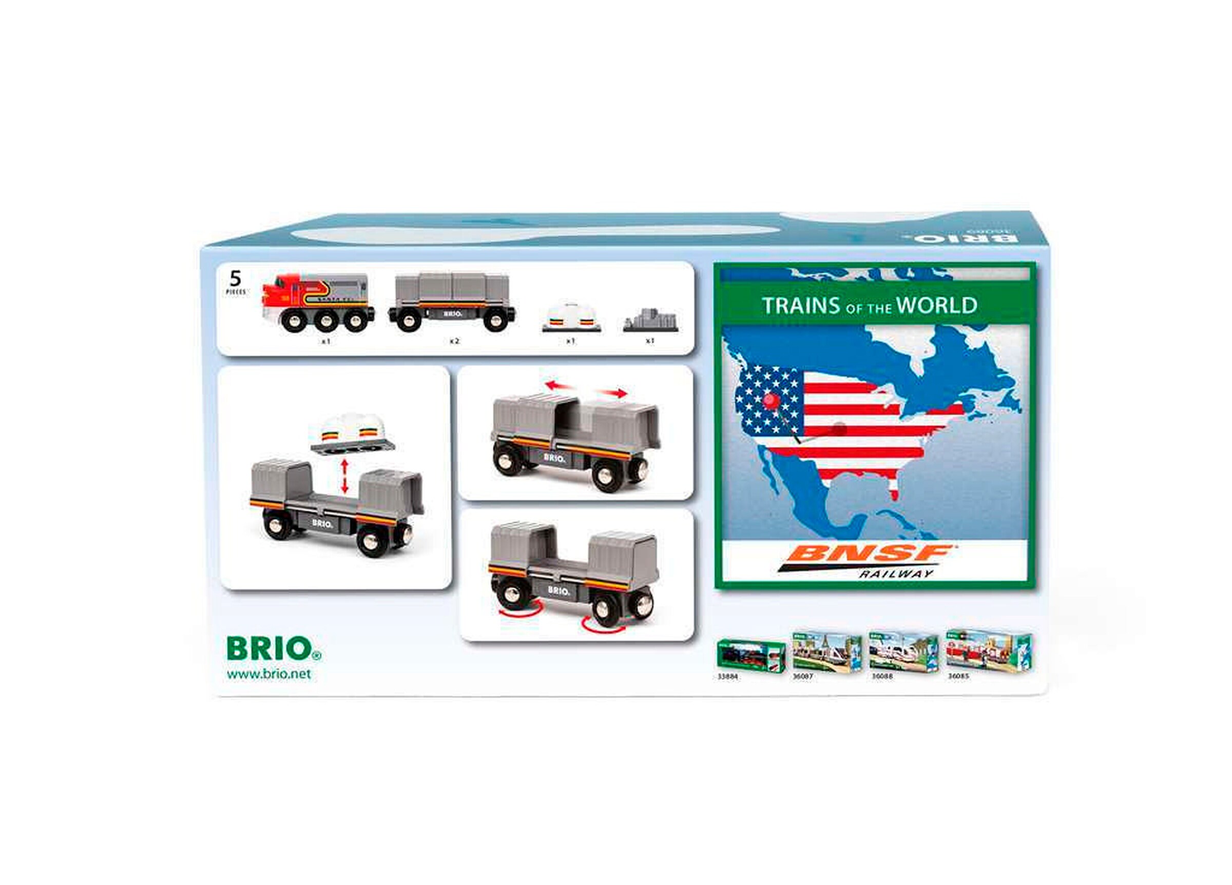BRIO Trains of the World Santa Fe Zug