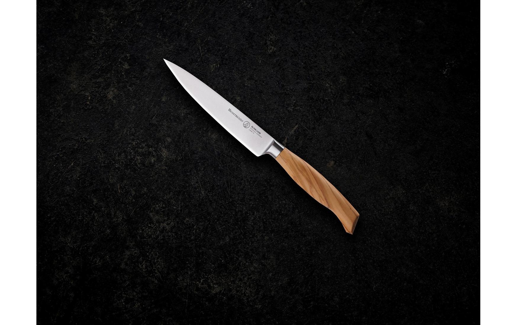 Universalmesser Oliva Luxe 16.5 cm, Nature/SilberAllzweckmesser