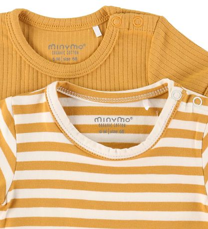 Minymo Bodies k/ä - 2er-Pack - Amber Gold
