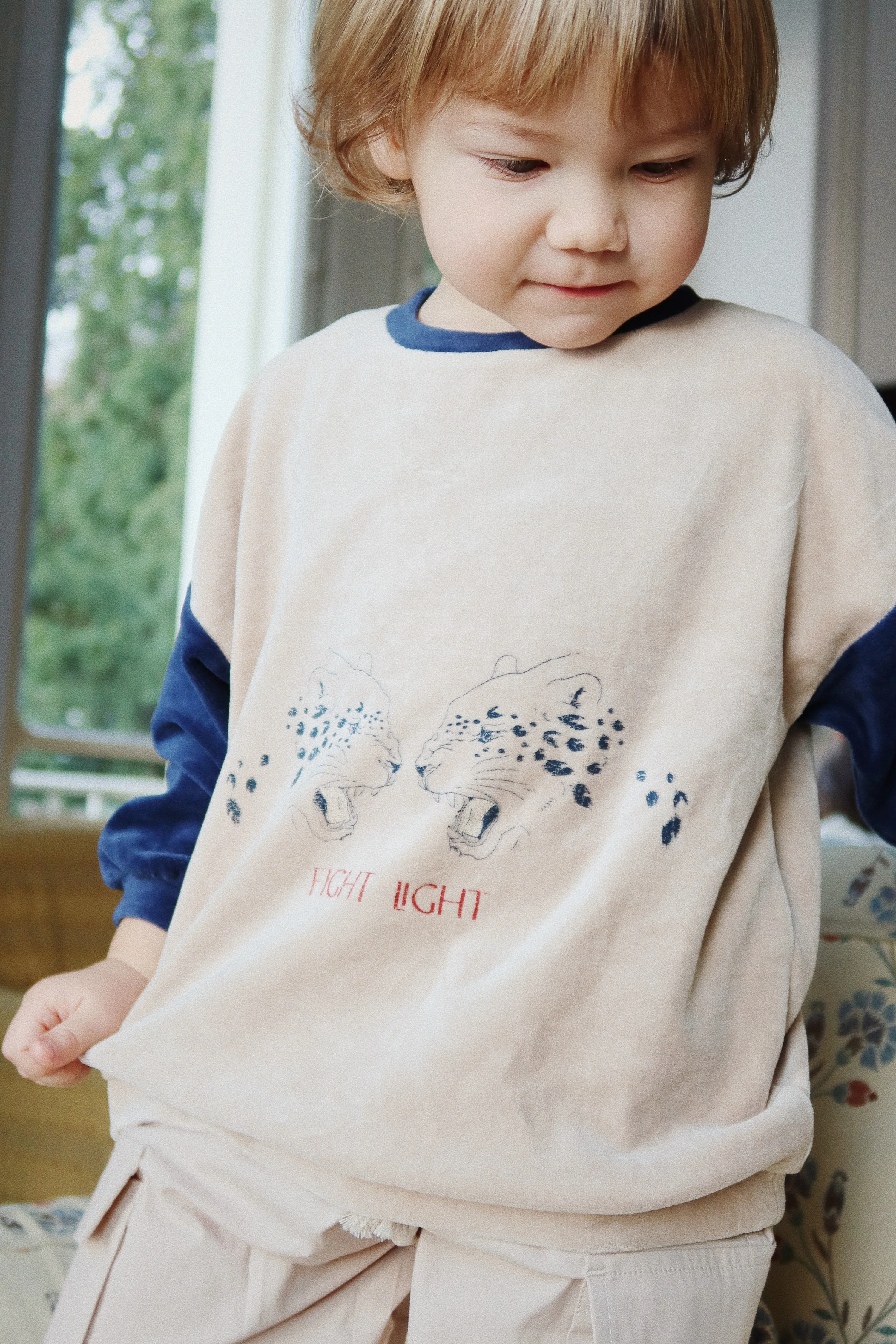 WALLY SWEATSHIRT - DRESS BLUE - 6M