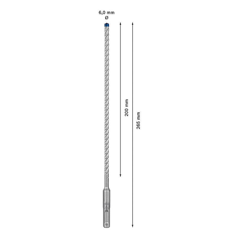 HAMMERBOR BOSCH PROFESSIONAL SDS-PLUS 7X 6X265MM