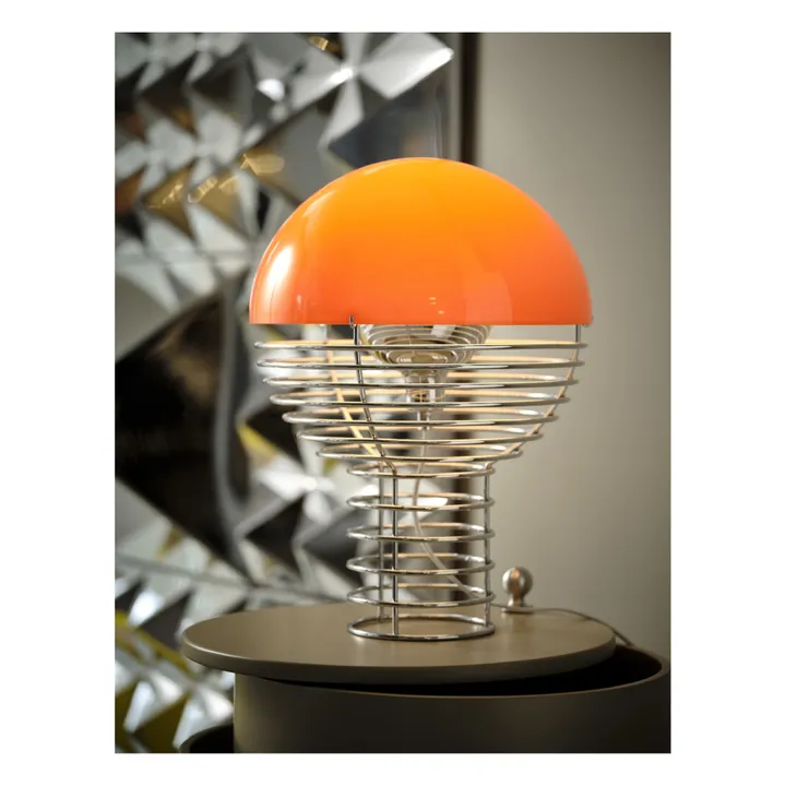 Verpan Lampe à poser Wire - Verner Panton | Orange