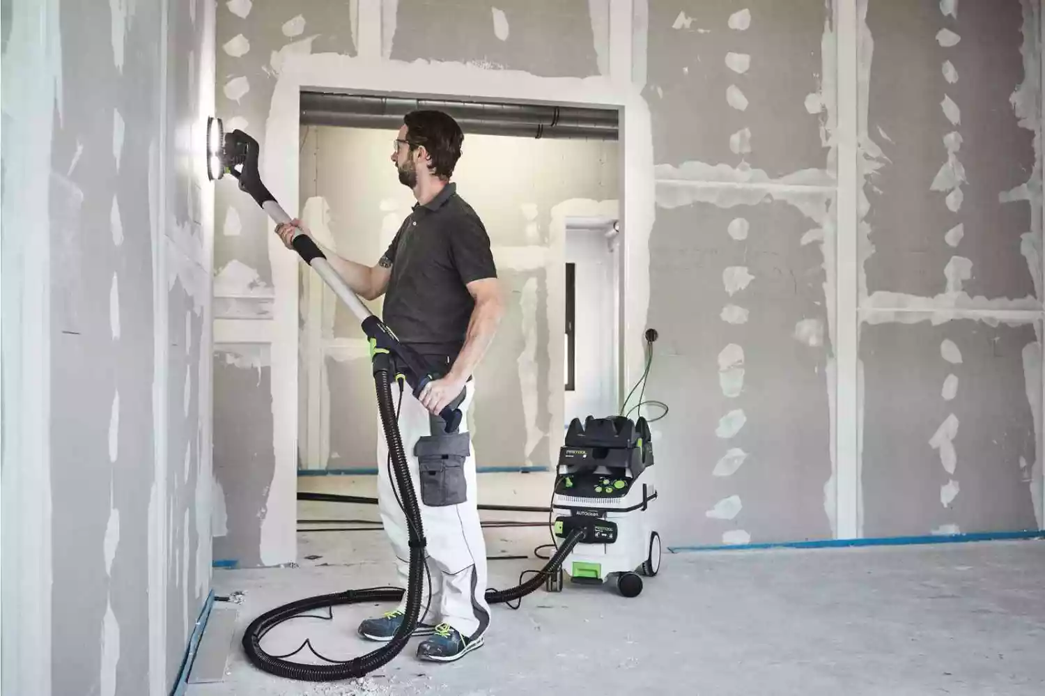 Festool PLANEX LHS 2 225/CTM 36-Set Wandschuurmachine set incl. bouwstofzuiger incl. systainer - 400W - 220mm