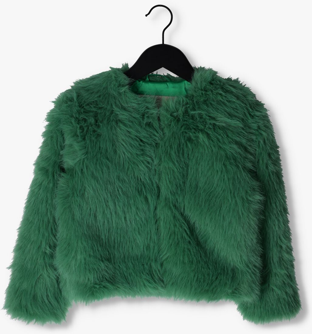 LIKE FLO groene like flo faux fur jas f209-5398