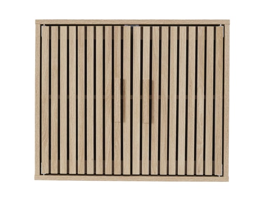 THE HOME DECO FACTORY - Elément suspendu Armoire murale 2 portes saulk en bois - marron