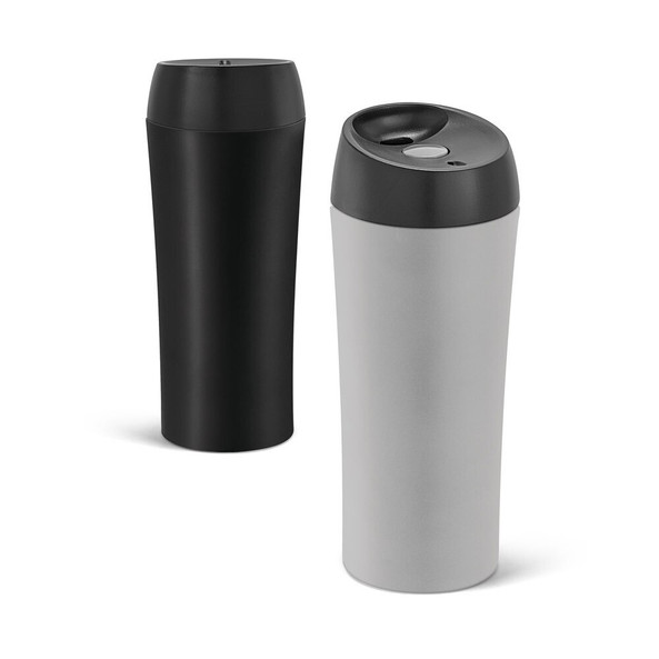 hi!dea 94681 - Mug de voyage 470mL en acier inox et PP