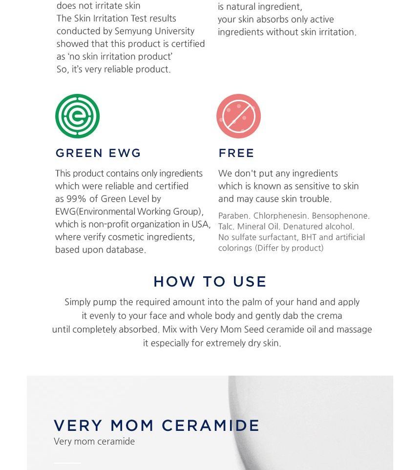 ZEER MOM - Seed Ceramide Lotion