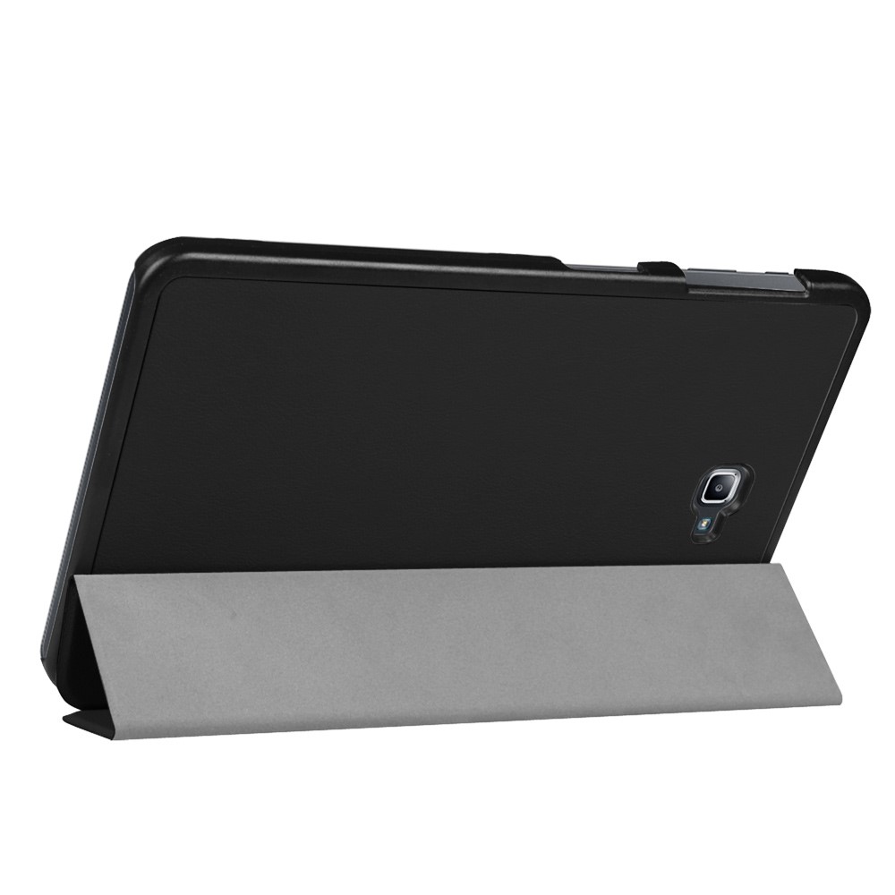 Samsung Galaxy Tab A 10.1 (2016) Leder Tasche Smart Case - Schwarz