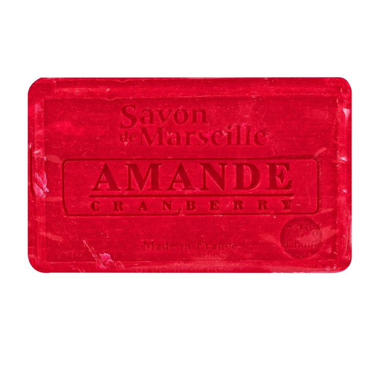 Savon de Marseille amande & cranberry 100g