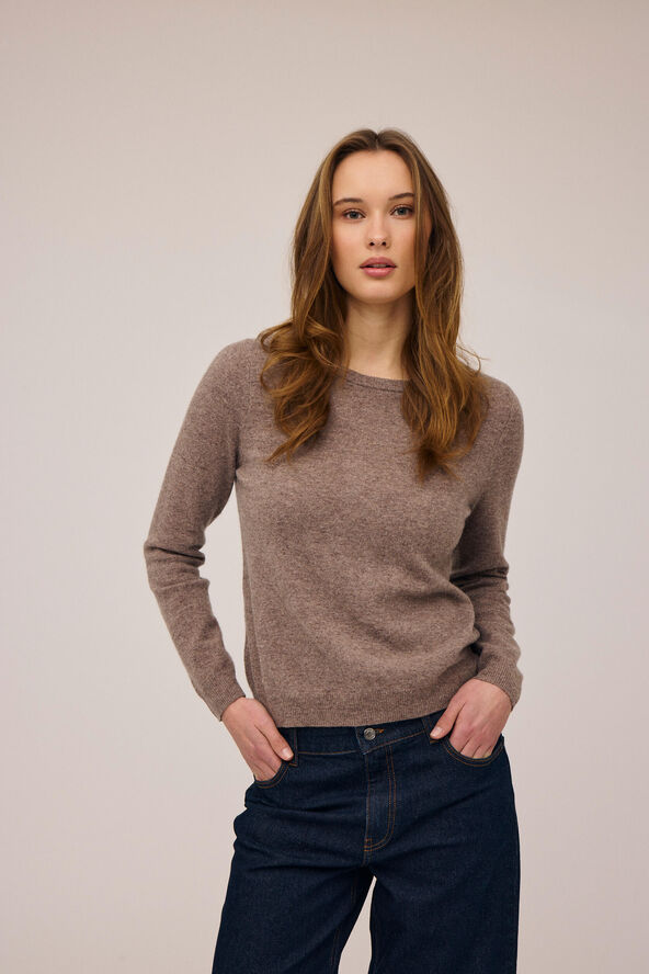 Magasin du Nord Collection Myrna 1 RWS Strik Lambswool Beige melange