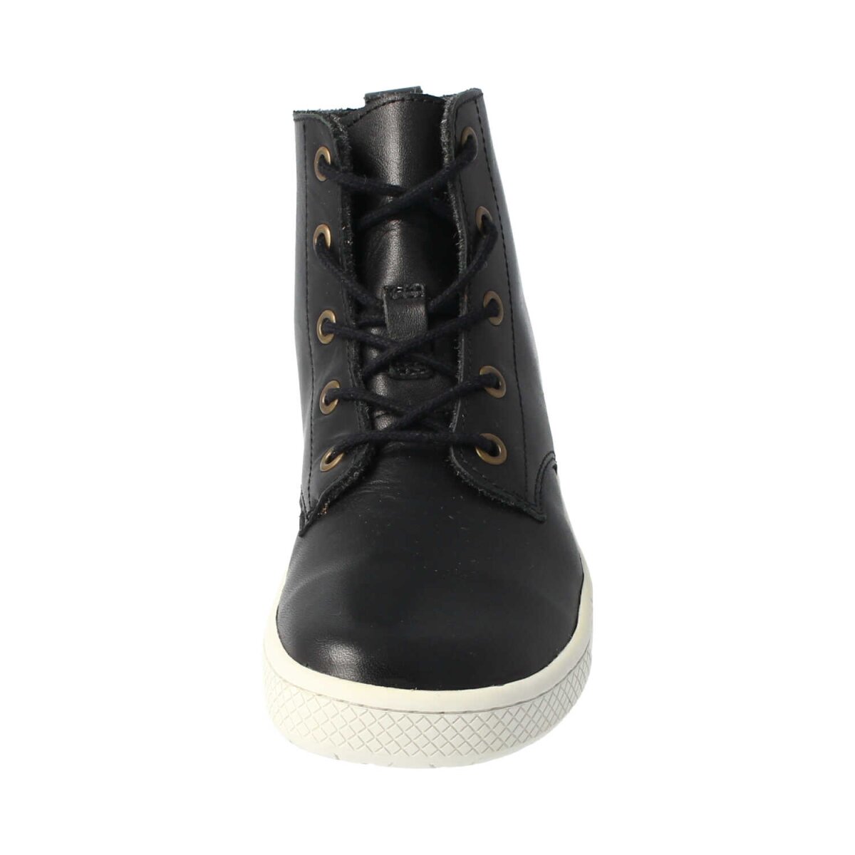 2021012-F00 HAPPY-FEEL nappa black woolfleece laces Weite/M