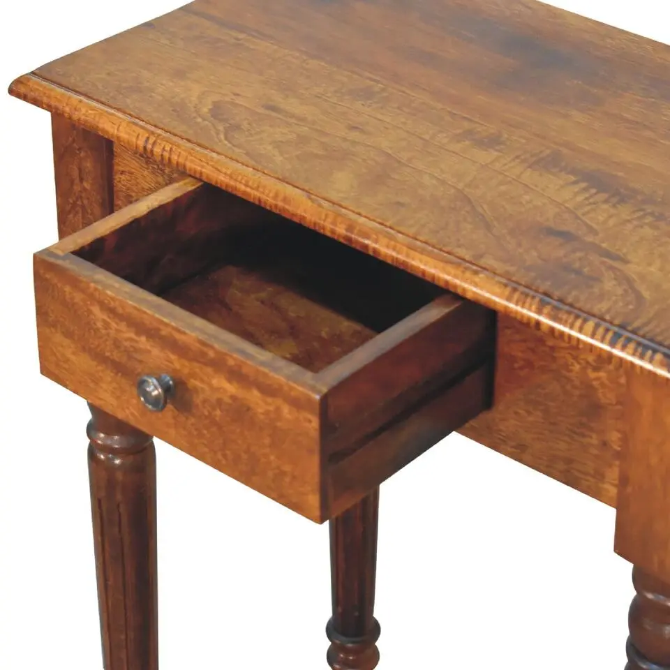 Sidetable - Franse vintage - Kastanjebruine
