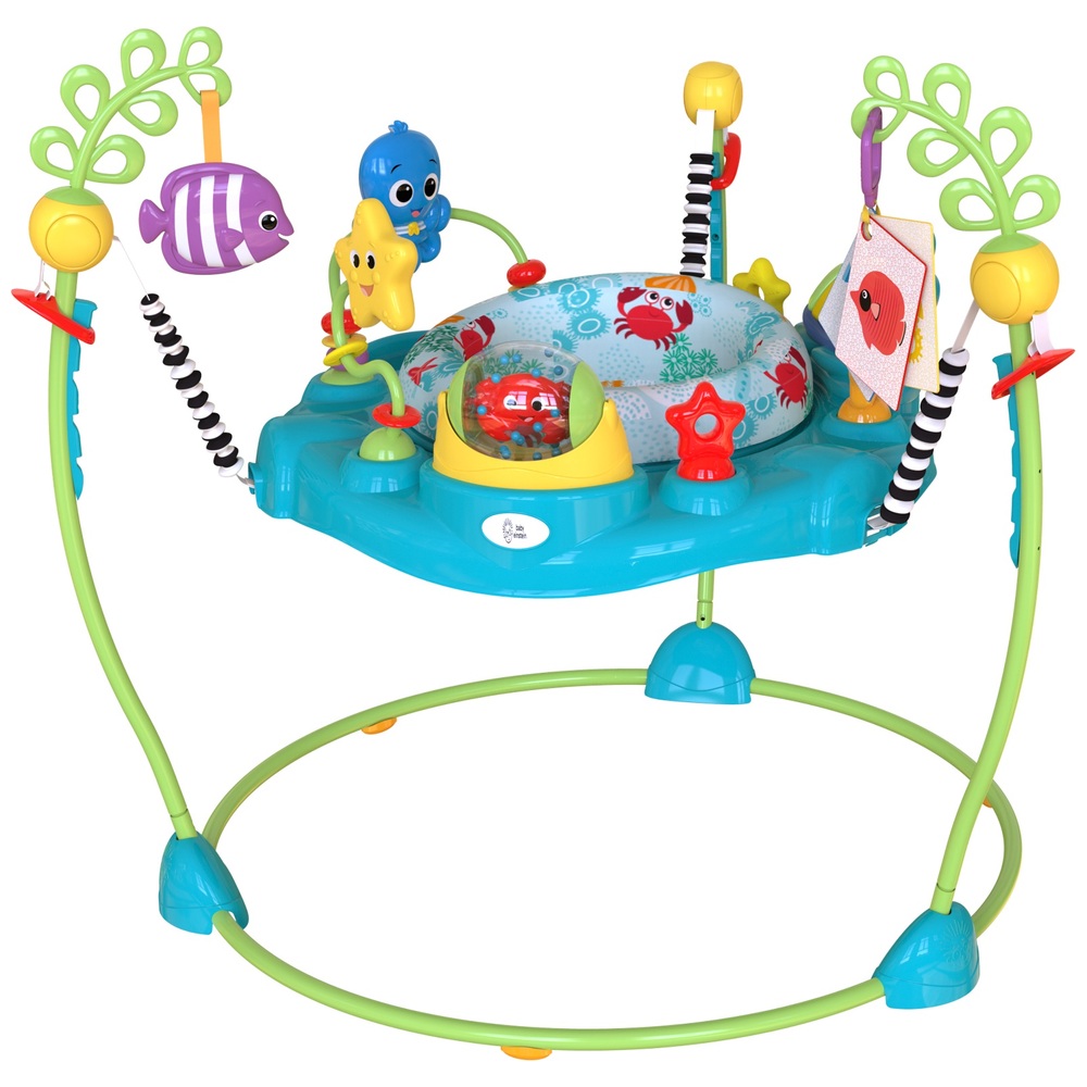 Baby Einstein Curiosity Cove 2-in-1 Aktivitäts-Baby-Jumper