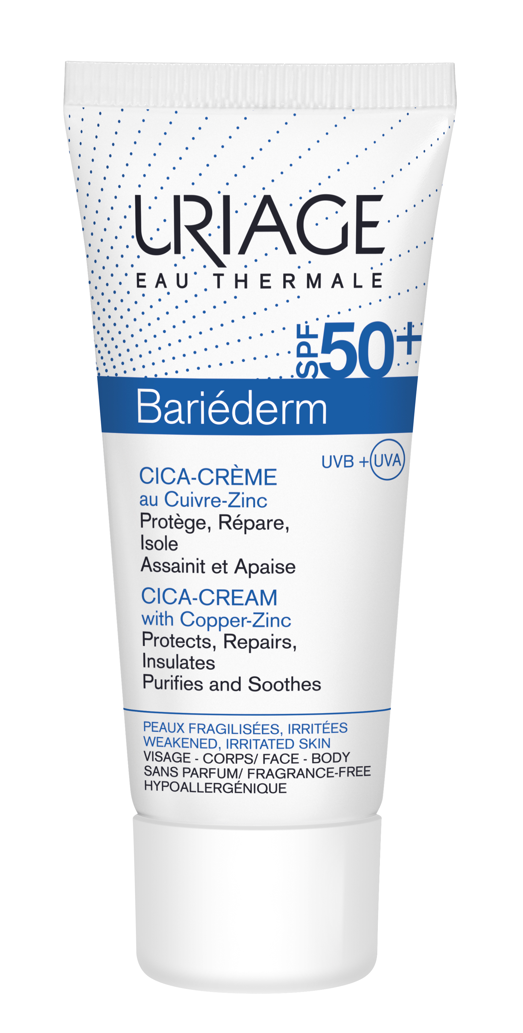 URIAGE Bariéderm Cica-Creme Creme LSF50 Tb 40 ml