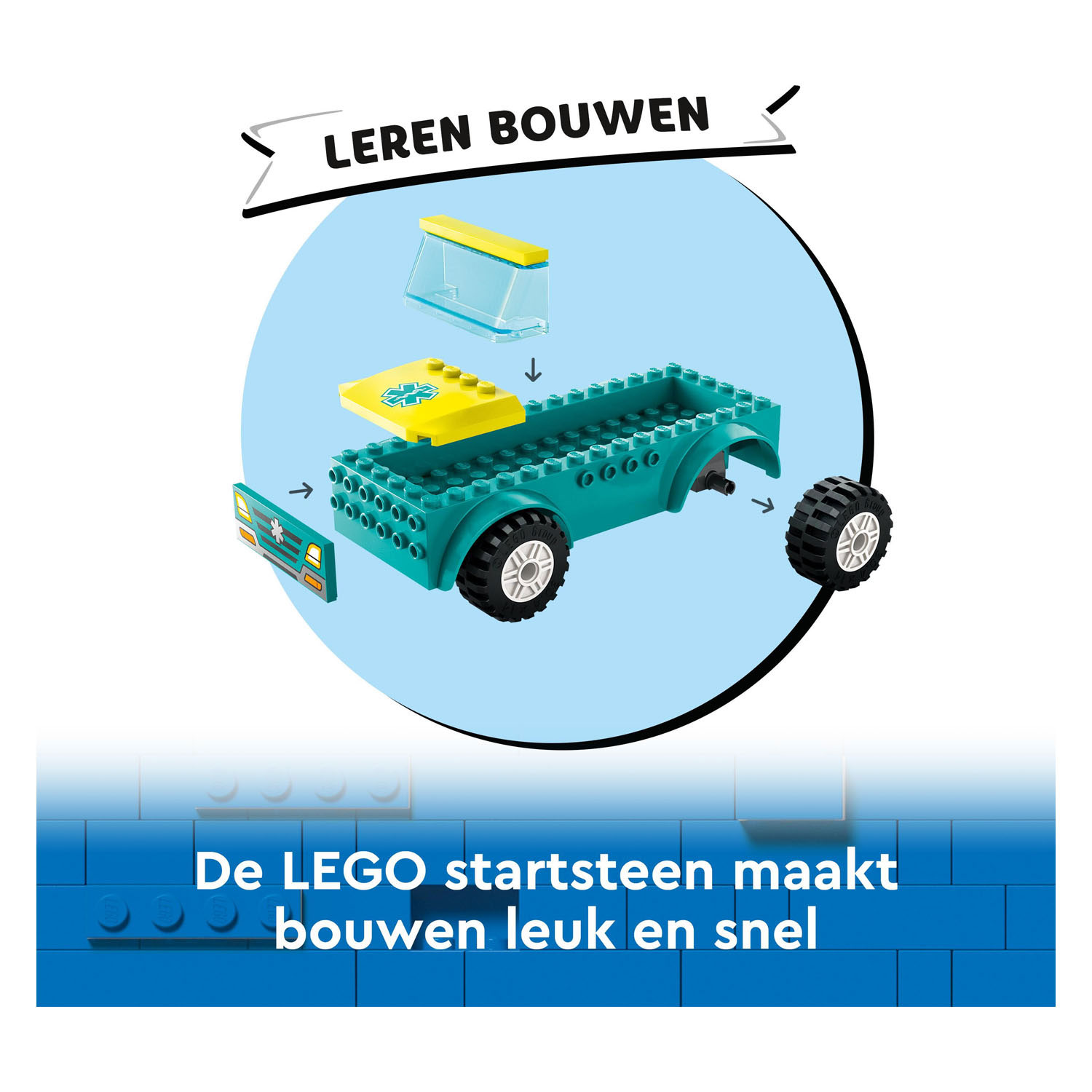 LEGO City 60403 Ambulance en Snowboarder
