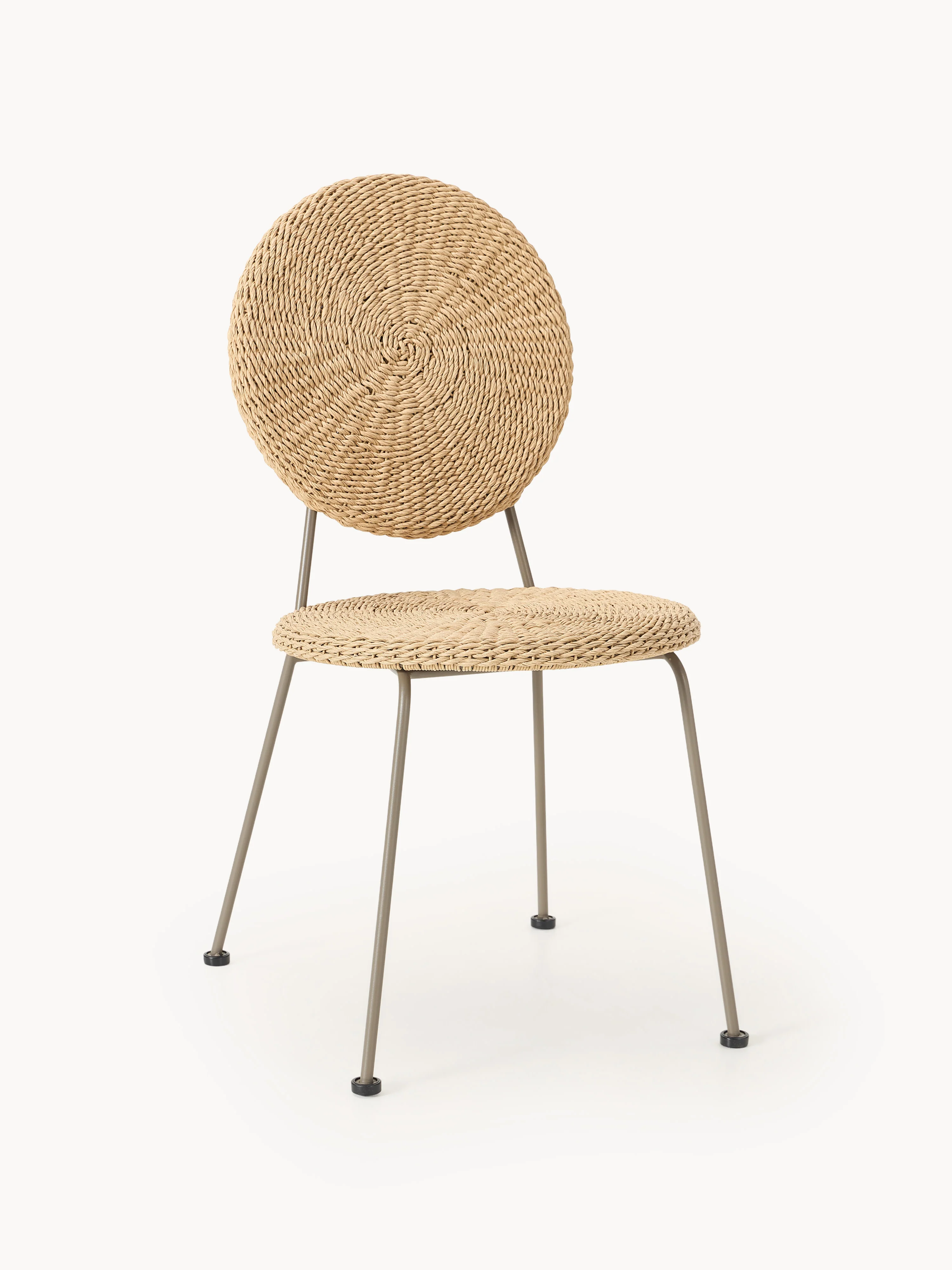 Tuinstoelen Spence van polyrotan, 2 stuks