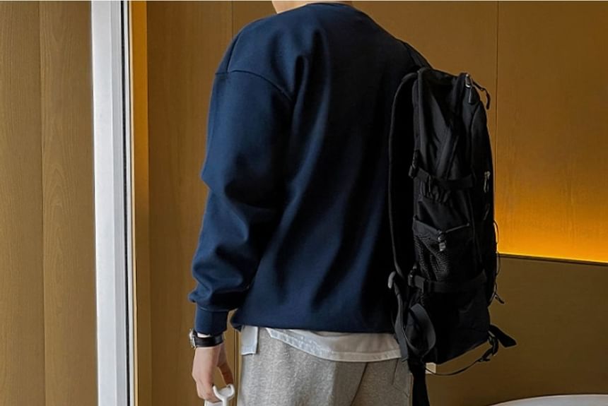 SeoulPop - Sweatshirt met losse pasvorm en letterprint