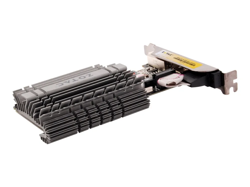 ZOTAC NVIDIA® GeForce® GT 730 - ZONE Edition - grafikkort - GF GT 730 - 2 GB DDR3 - PCIe 2.0 x16 lavprofil - DVI, D-Sub, HDMI - blæserløs