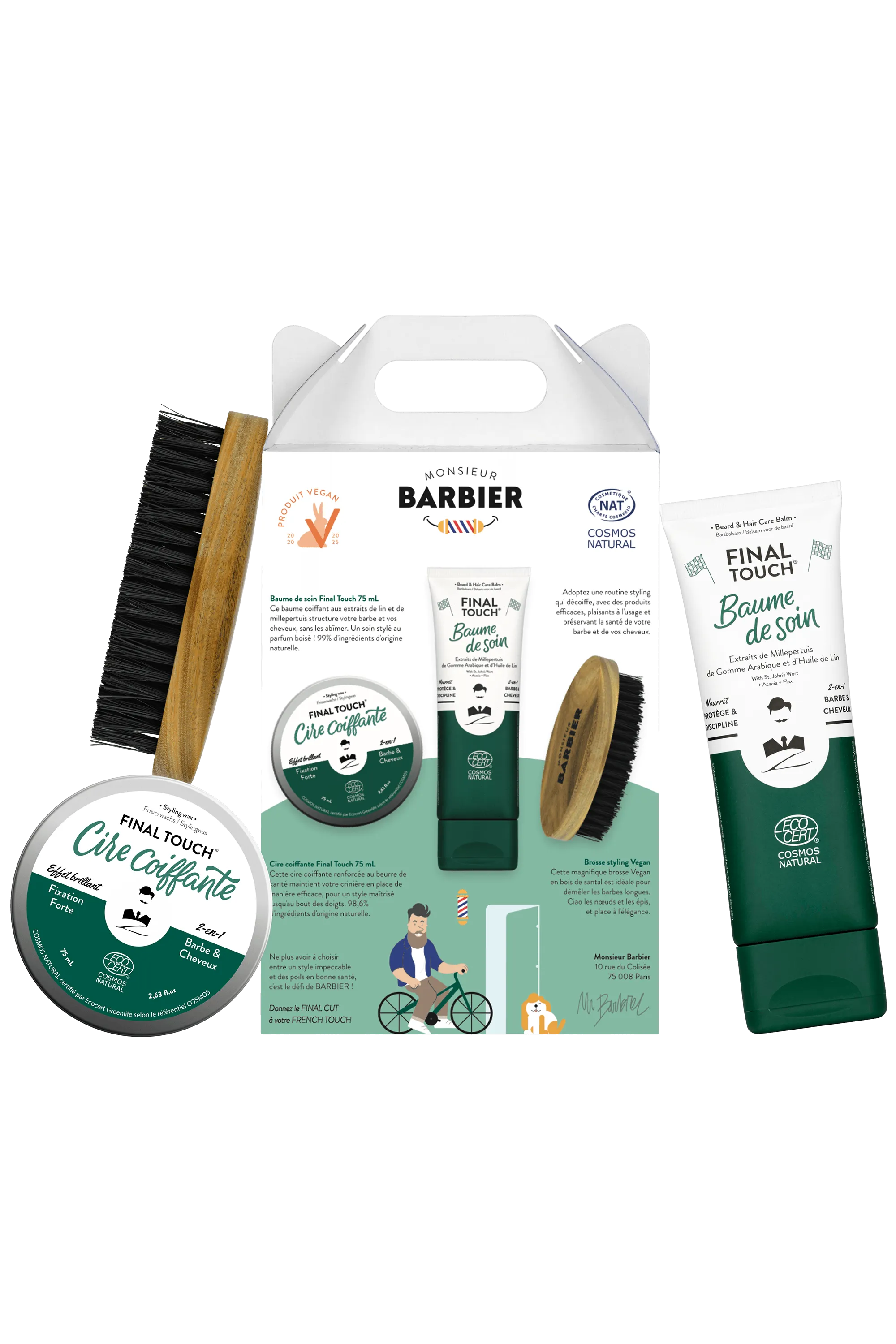 Monsieur Barbier Coffret barbe & cheveux Perfect Style