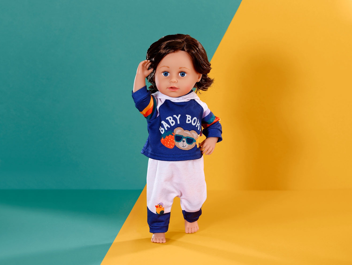 Baby Born Puppenkleidung »Jogging Anzug Navy, 43 cm« mit Kleiderbügel
