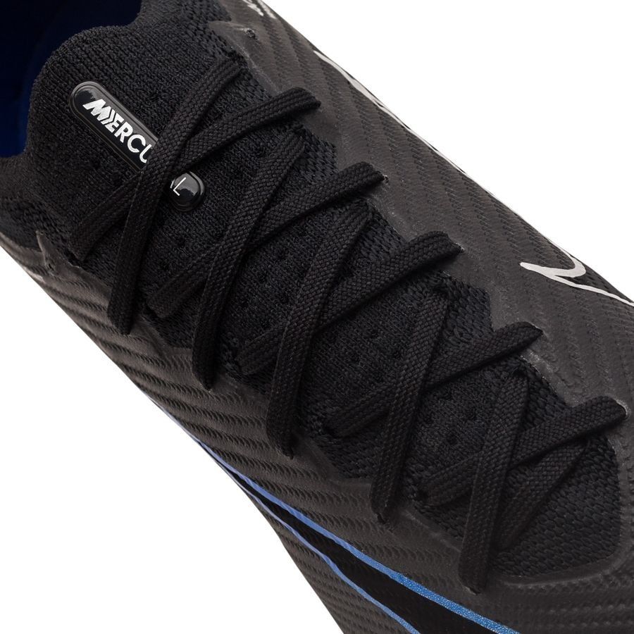 Nike Air Zoom Mercurial Vapor 15 Elite FG Shadow - Noir/Chrome/Bleu
