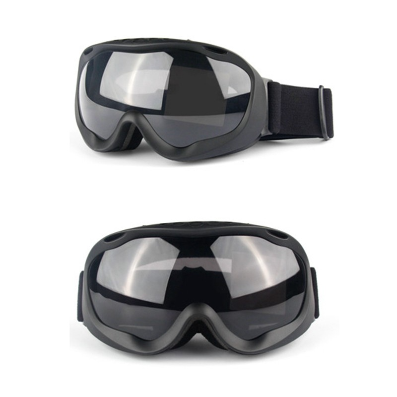 Winter Skibrille Snowboard Brille mit UV-Schutz Männer   Frauen - Schwarz / Silber