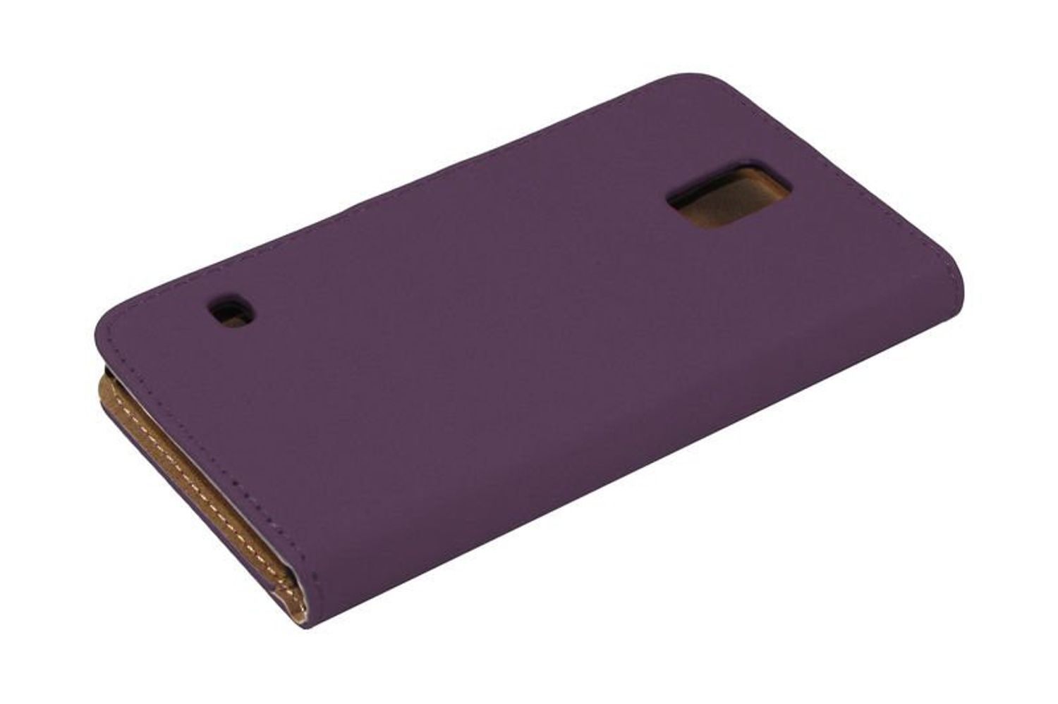 Schutzhülle Handytasche (Flip Quer) für Handy Apple iPhone 5 / 5s Lila / Violett