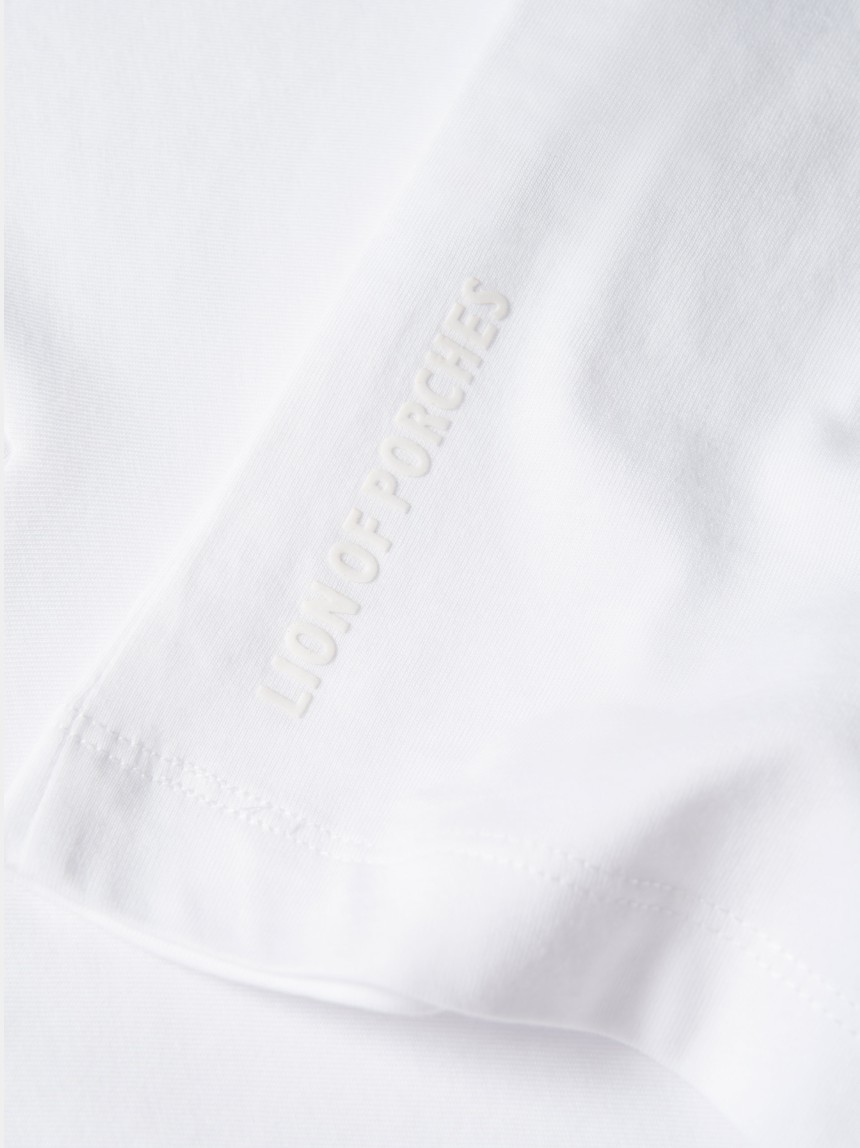 T-shirt de algodão decote em V