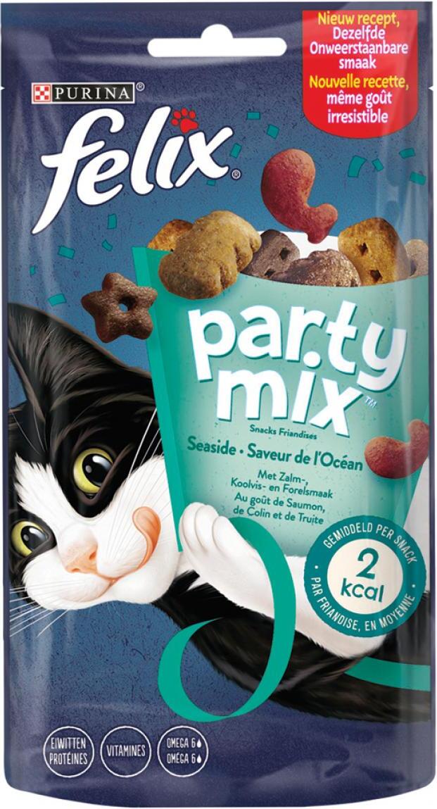 Felix kattensnack Partymix seaside mix 60 g
