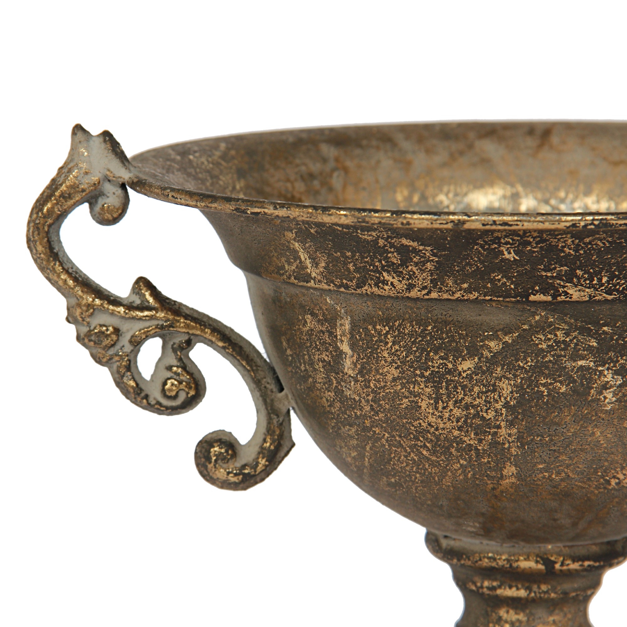 Pokal 'Medere', antik gold, B 24 cm, L 20 cm, H 17 cm von fischer's lagerhaus
