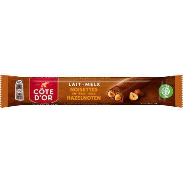 Côte d'Or Chocoladereep Melk Hazelnoten 45g