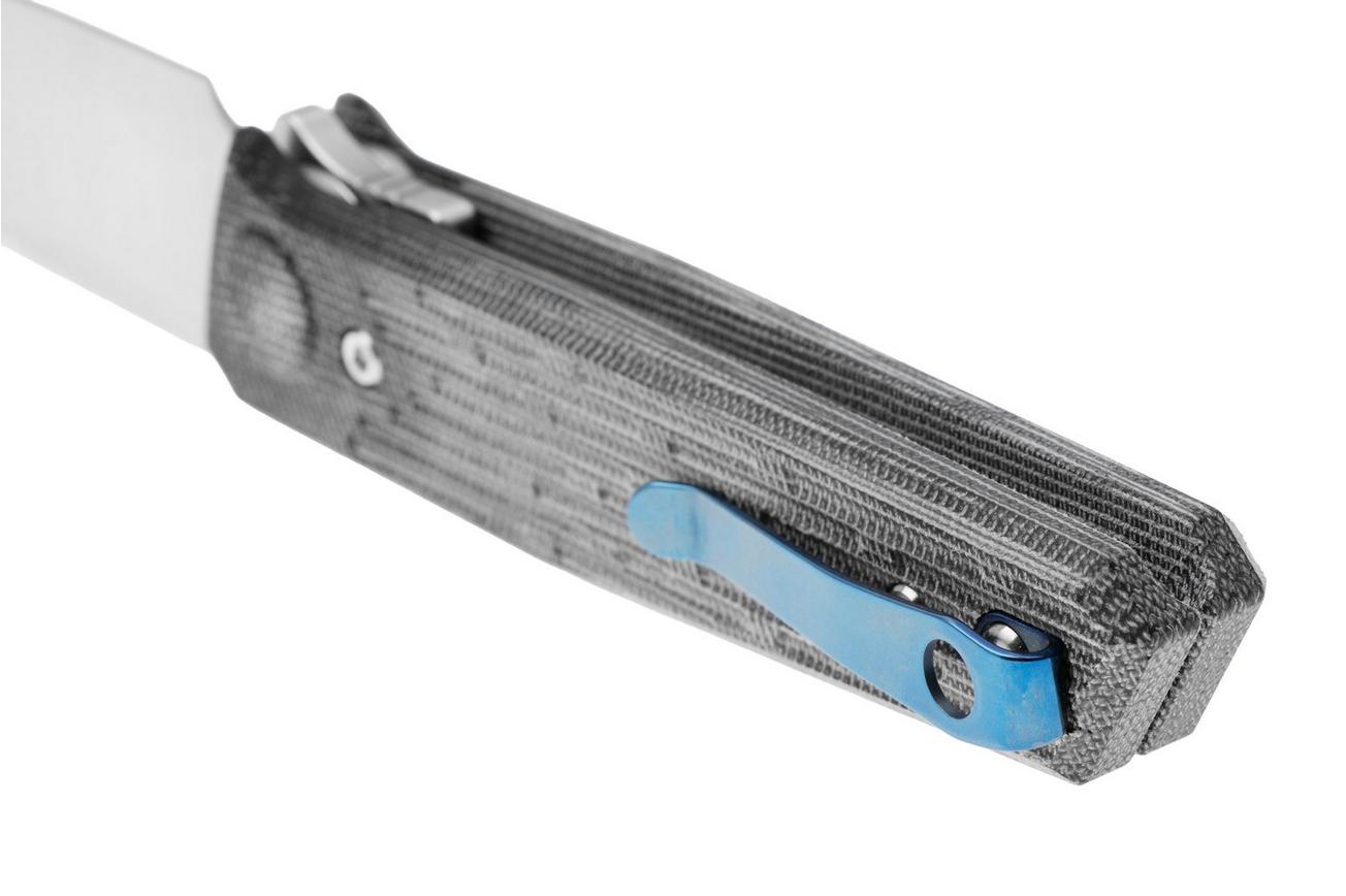 Reate PL-6 Satin Nitro-V, Black Micarta, zakmes