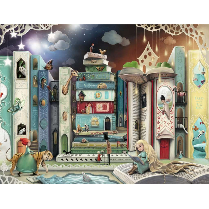 Puzzle : 2000 pièces : L'avenue des romans