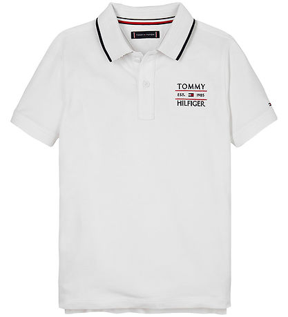 Tommy Hilfiger Polo - Weißes m. Logo