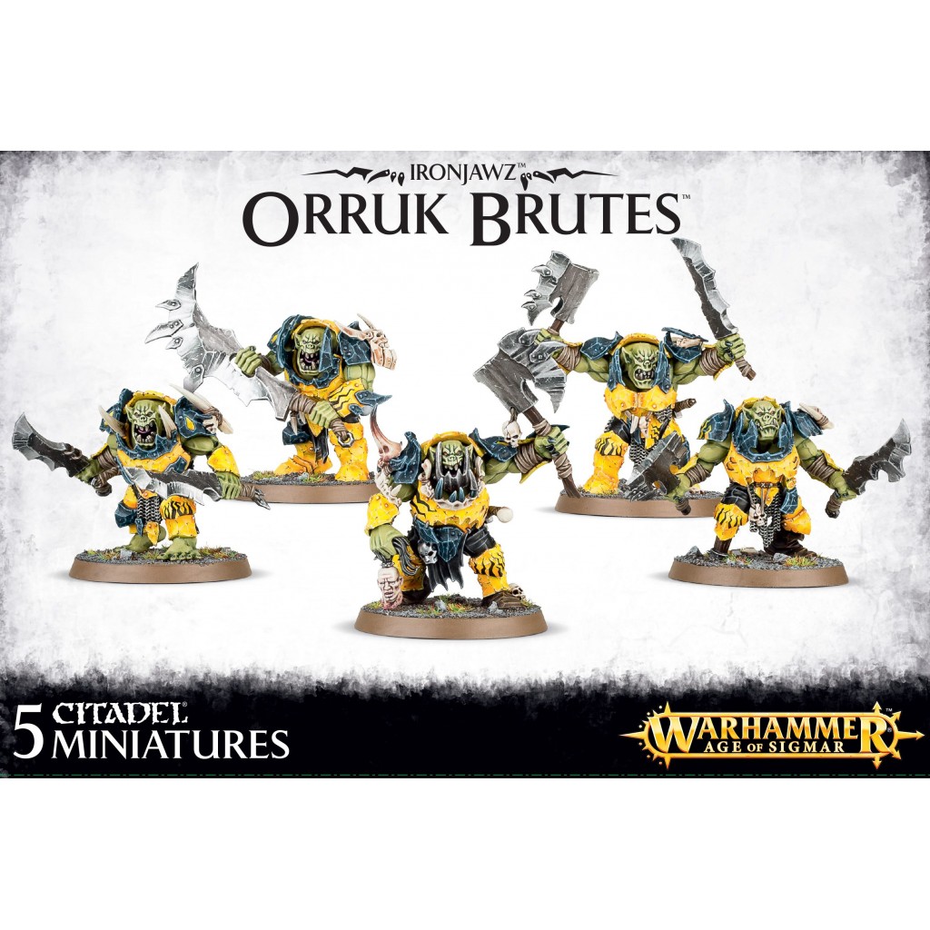 Age of Sigmar : Destruction - Ironjawz Orruk Brutes