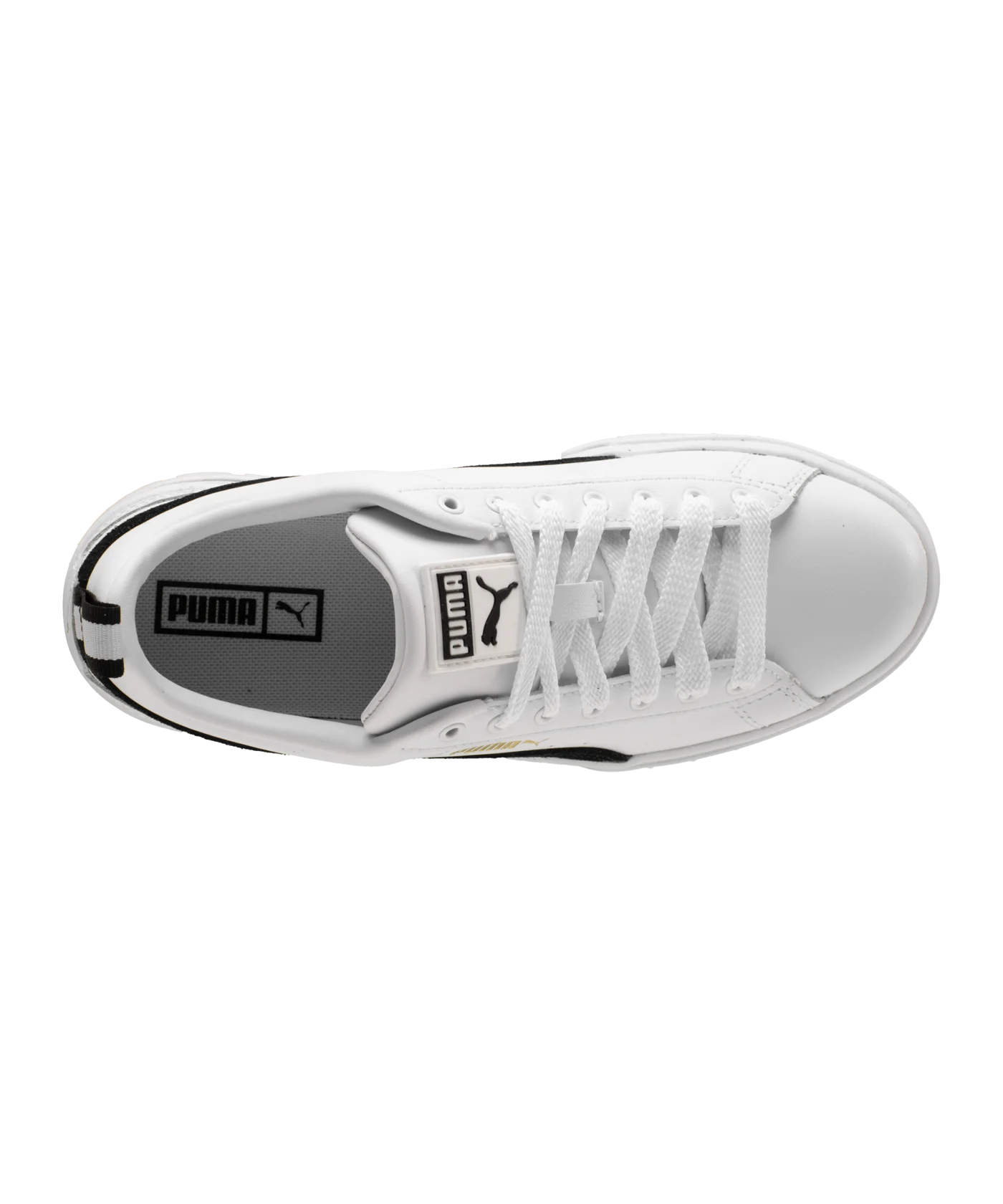 PUMA Mayze Leather Damen Weiss Schwarz F01