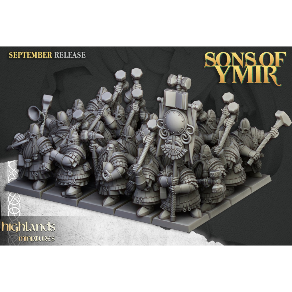 Highlands Miniatures - Sons of Ymir - Marteliers du Roi Nains