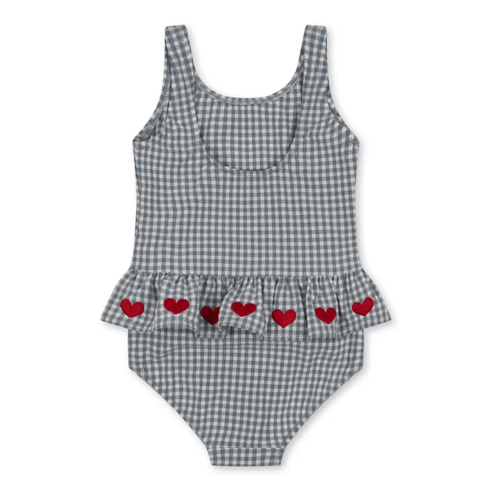 Konges Sløjd Maillot 1 Pièce Soline Vichy | Bleu