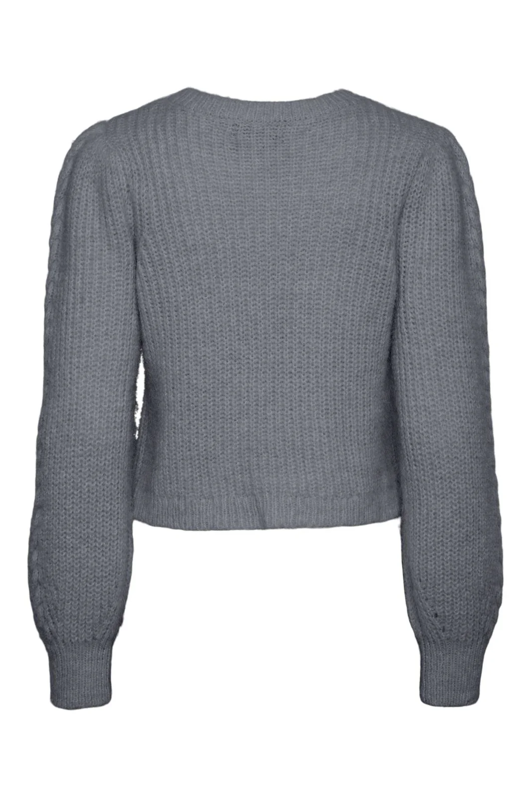 Pieces Pcrow Ls O-Neck Bow Knit 4673611 medium grey melange black woven bows