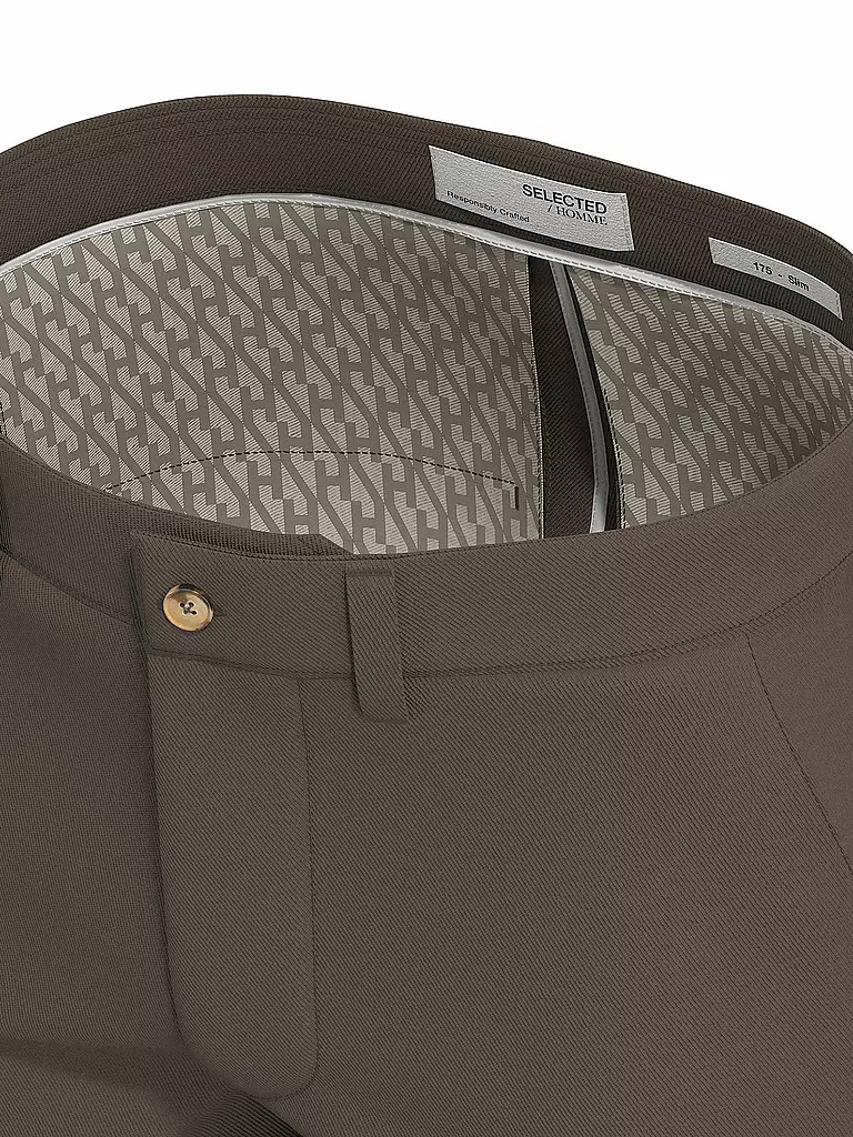 SELECTED Chino Slim Fit SLH175 braun