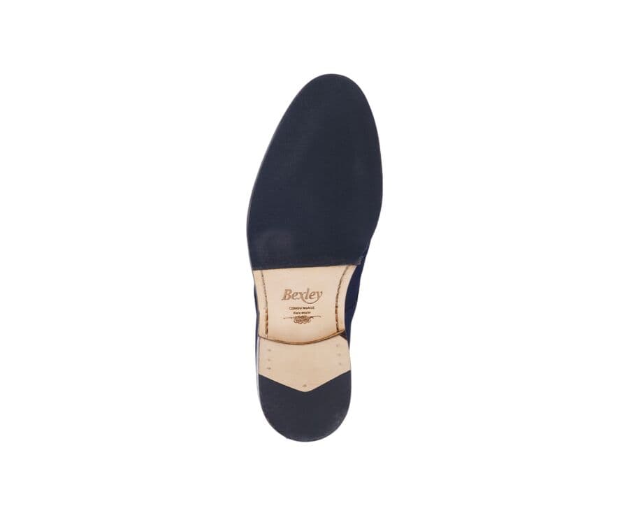 Derbies homme Velours Marine - DOVER II PATIN