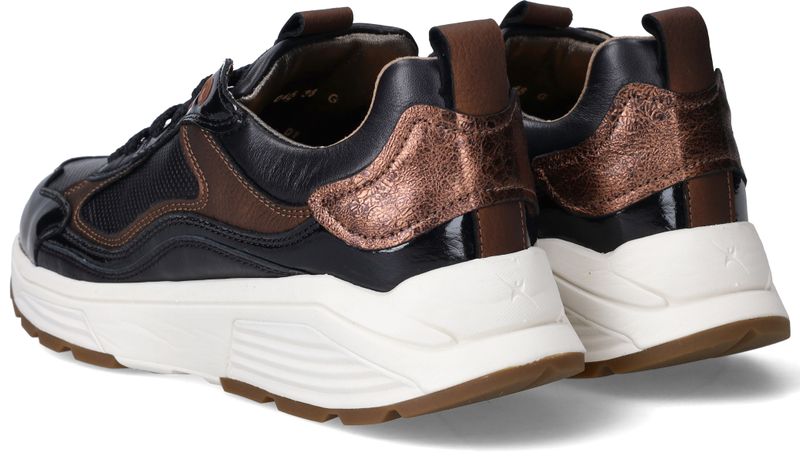 Xsensible Milau Stretchwalker Sneakers Zwart Dames