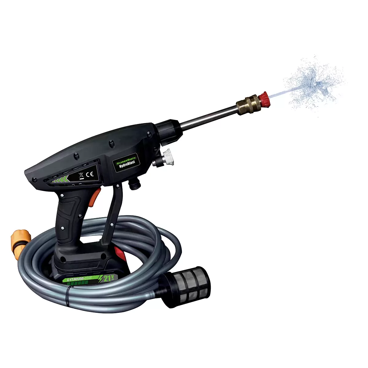 Autowaschpistole HammerSmith Schwarz