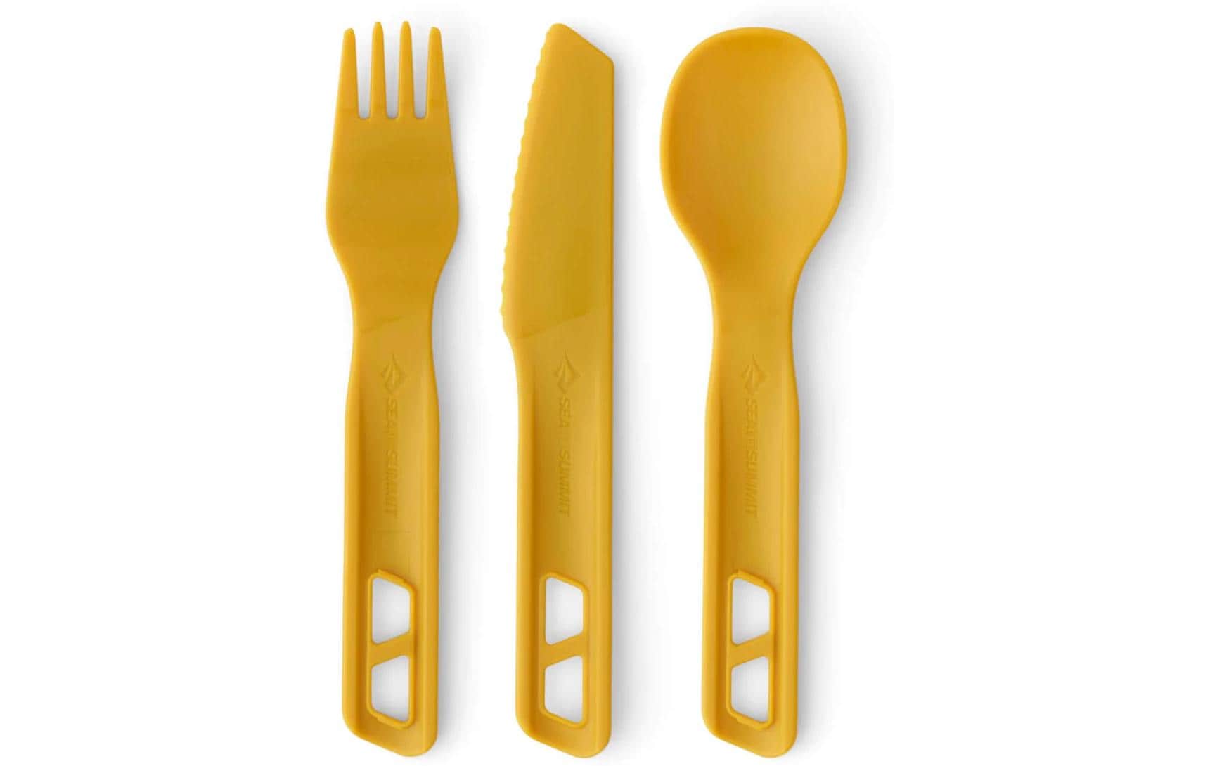 Passage Cutlery Set GelbBesteckset aus glasfaserverstärktem Polypropylen
