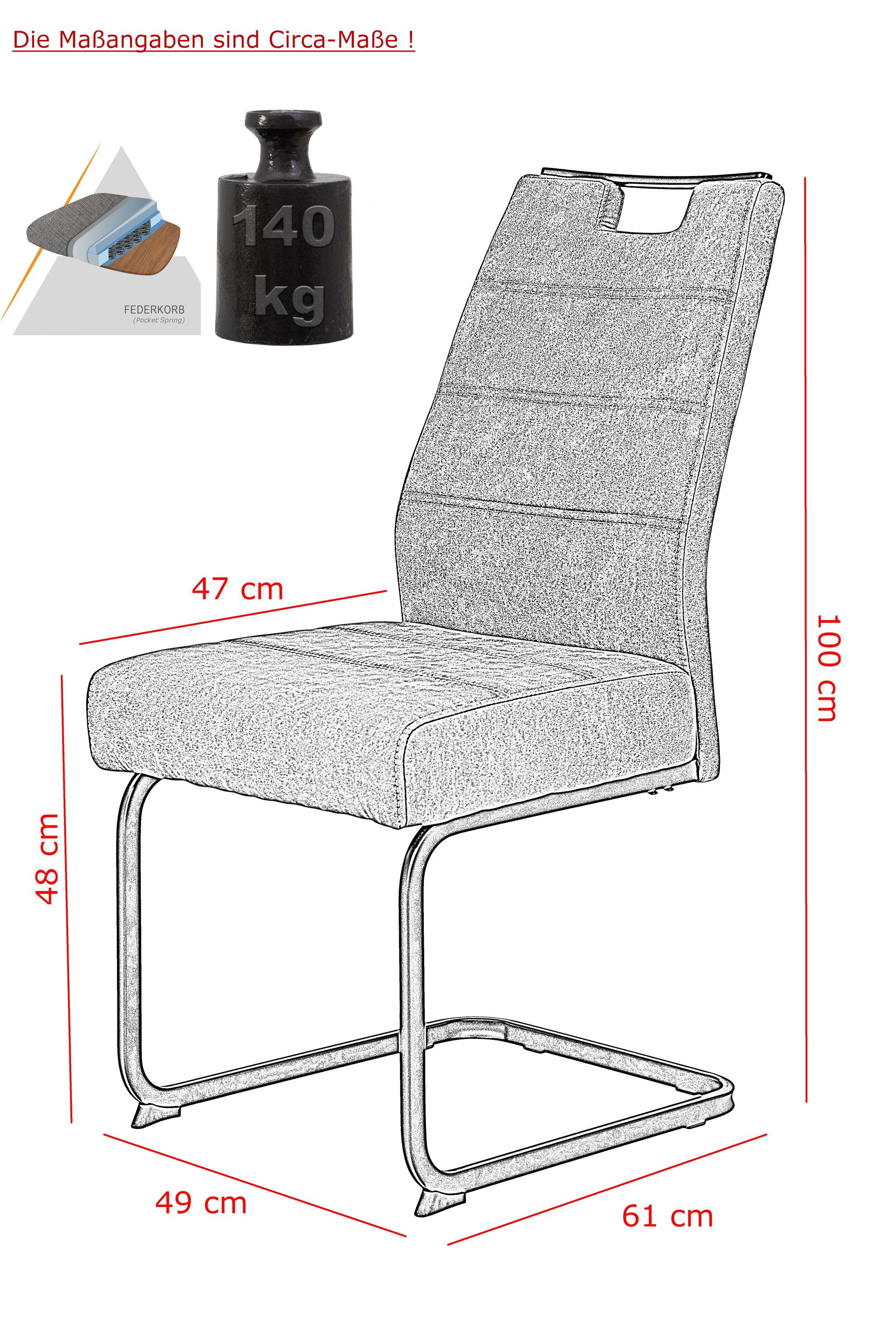 Freischwinger 2er Set