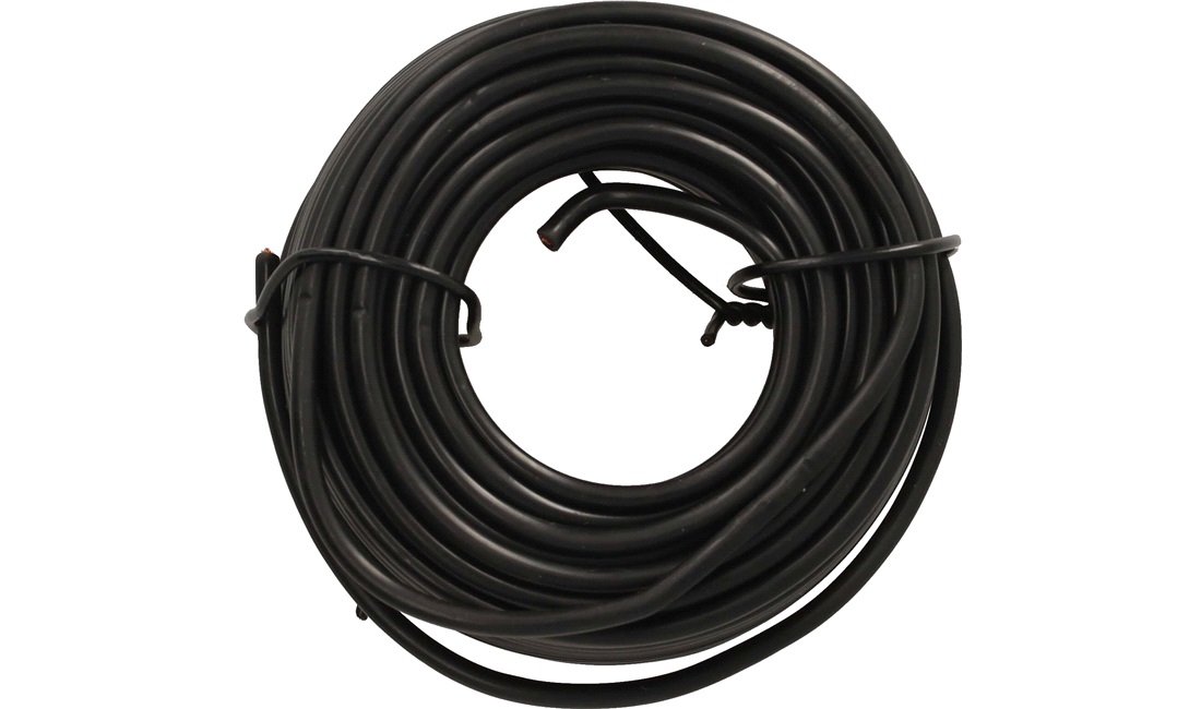 Autokabel Ø1,5 mm, 15M sort