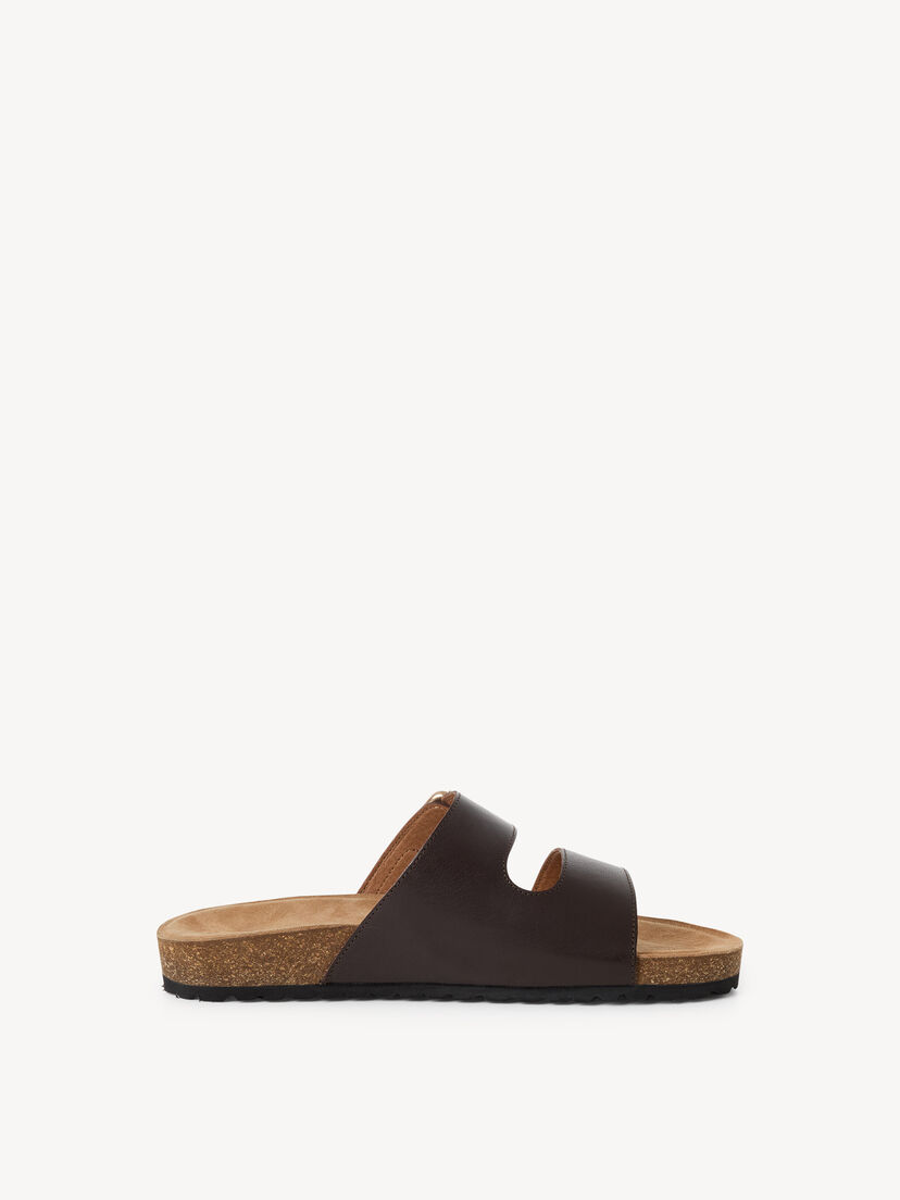 Leren Slipper - bruin