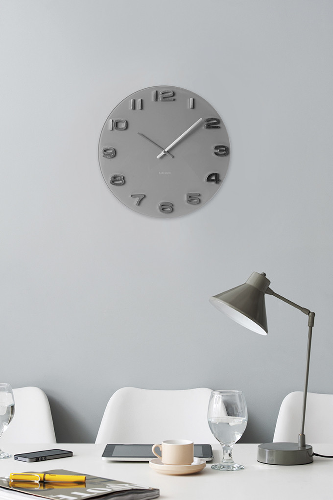 Wall Clock Vintage Round KA4401 Black